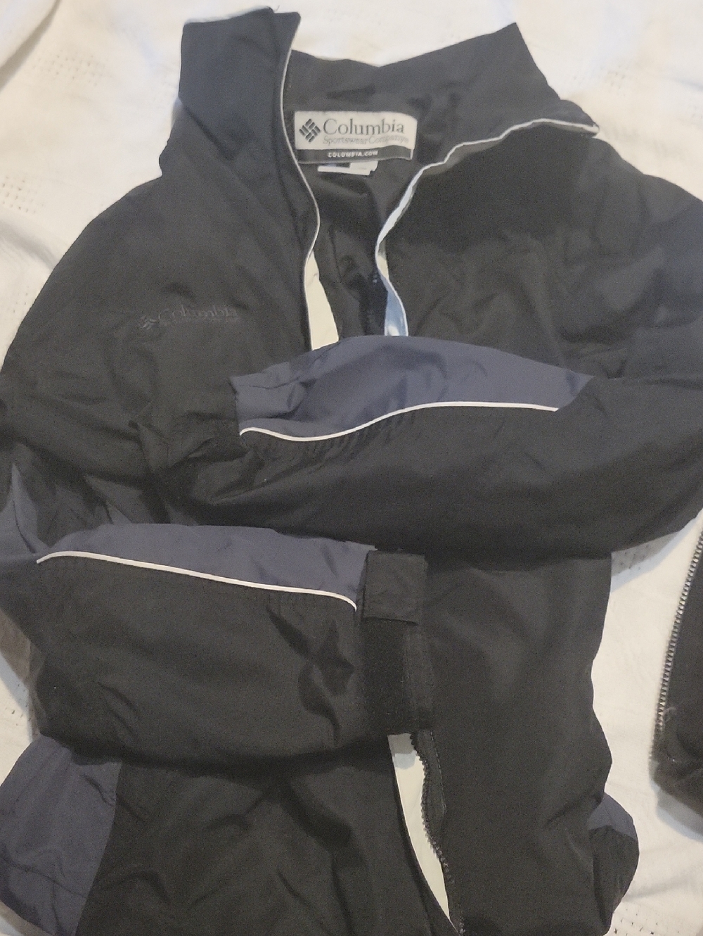 Columbia Black and Gray Outdoor 2 Pc Coat / Jacket